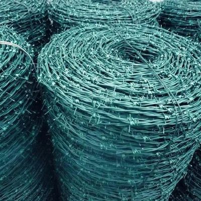 14 গজ উচ্চ প্রসার্য বার্বড ওয়্যার 25kg প্রতি রোল রেজার ব্লেড ওয়্যার