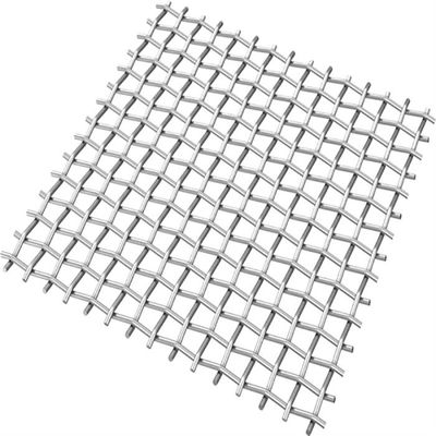 এসিড প্রতিরোধের intercrimp Woven Wire Lock Crimp Wire Mesh নির্মাণের জন্য