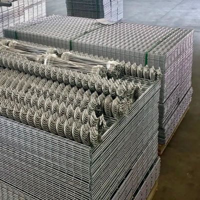 কাস্টম কাট বাঁকা Punched বর্গক্ষেত্র 4mm গ্যালভানাইজড ঝালাই জাল Gabion তারের বক্স খাঁচা