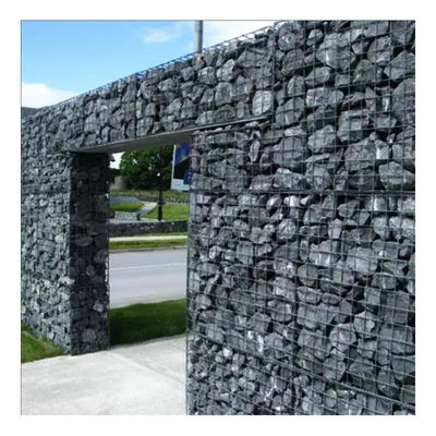 গ্যাবিয়ন বাস্কেট 2x1x1M 2x1x0.5M বক্স ভারী গ্যাবিয়ন পাথর বাস্কেট গ্যালভানাইজড ওয়েল্ড গ্যাবিয়ন দেয়াল