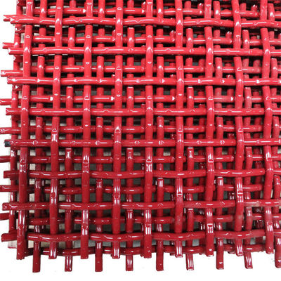 Woven Wire Mesh Long Service Life Bullet PVC Anti Rust Crimped Wire Mesh (উল্লেখ্য যে, এই মেশিনের ব্যবহারকারীরা এই মেশিনের ব্যবহারের জন্য অনেক সময় ব্যয় করেন)