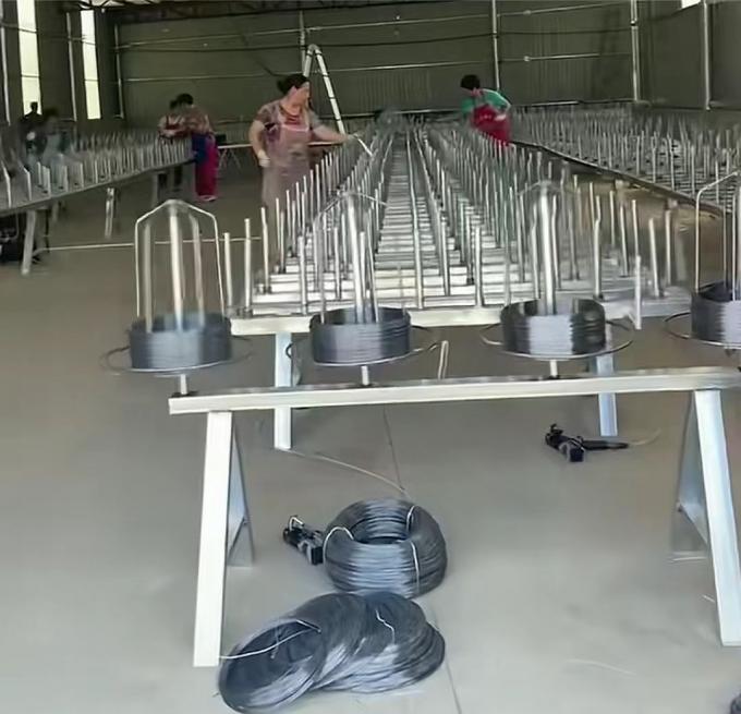 0.4-0.9 মিমি অ্যান্টি ট্যাঙ্ক বাধা তারের জাল ট্যাঙ্ক ট্র্যাক ক্ষত ইস্পাত তারের বেড়া 5