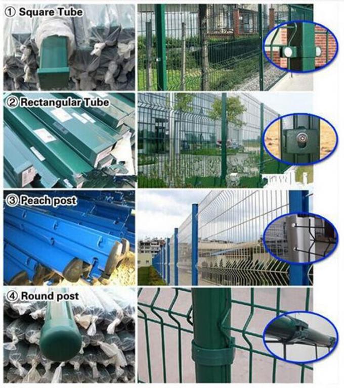 50x200mm Mesh 3D বাঁকা বেড়া ত্রিভুজ বাঁকা 1.83mx2.5m প্যানেল 1