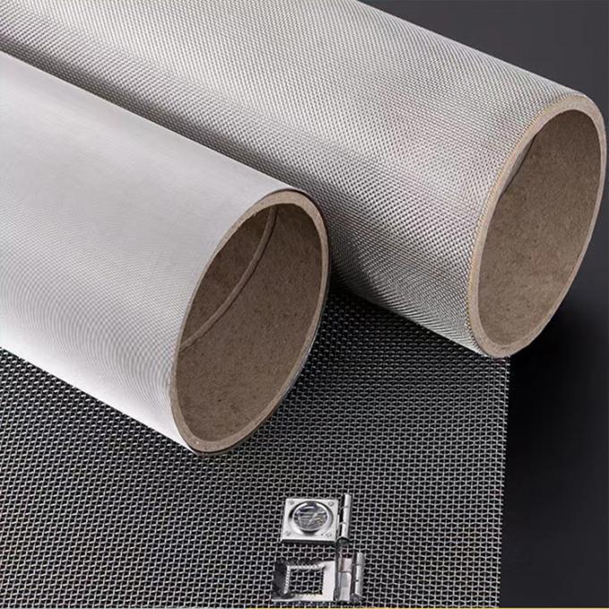 304 316 316L স্টেইনলেস স্টীল Woven Wire Mesh Plain Weave Alkali Resist 1