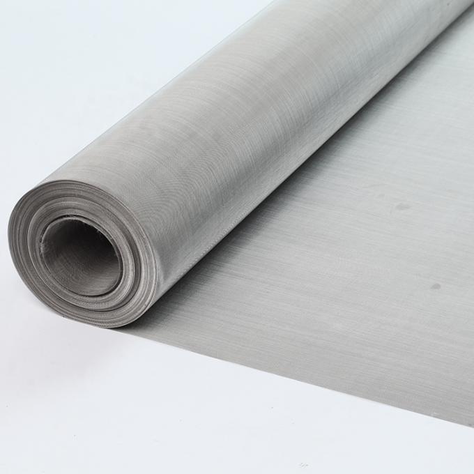 304 316 316L স্টেইনলেস স্টীল Woven Wire Mesh Plain Weave Alkali Resist 4