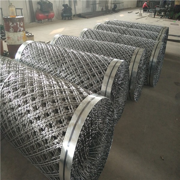 Bto-22 স্ট্যান্ডার্ড গজ একক লাইন এসজিআর রেলওয়ের জন্য ঝালাইকৃত কাঁটাযুক্ত রেজার ওয়্যার জাল 1